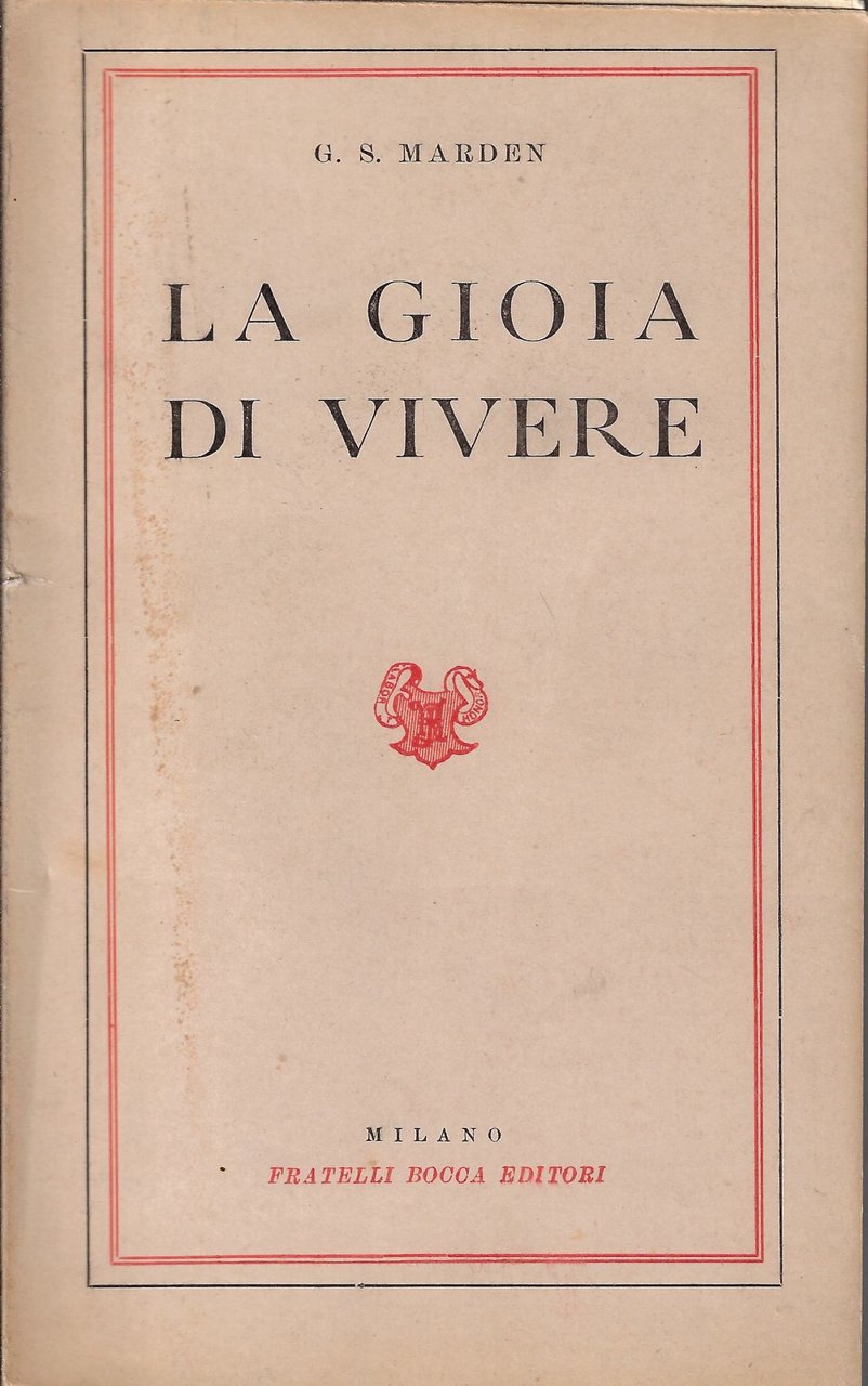 La Gioia di vivere