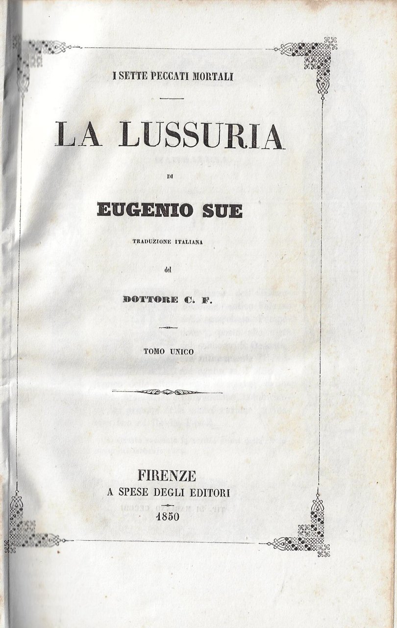 La lussuria | Immagine principale