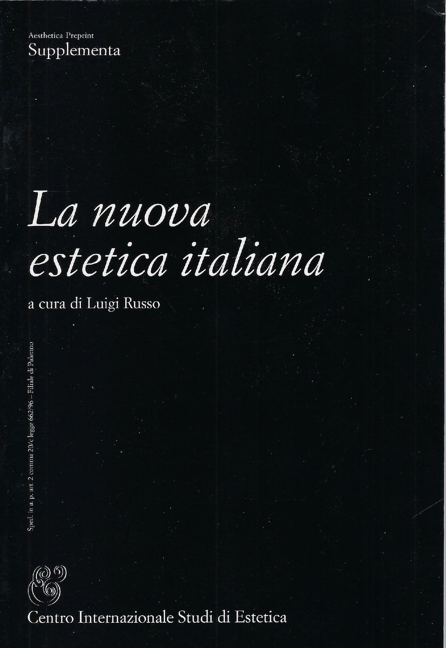 La nuova estetica italiana | Immagine principale