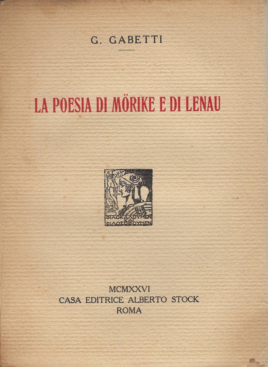La poesia di Mörike e di Lenau