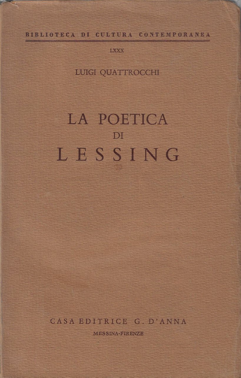 La poetica di Lessing