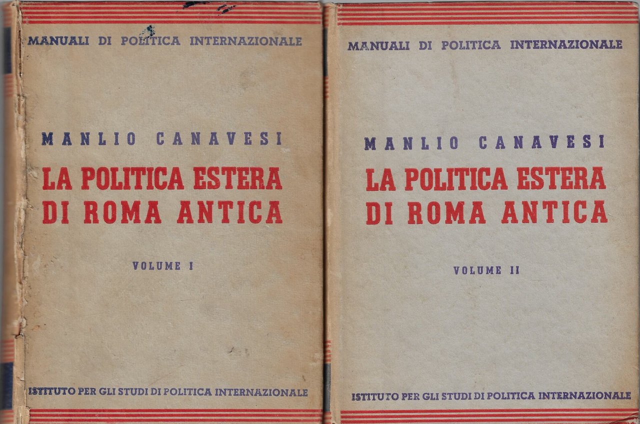 La politica estera di Roma antica (due volumi) | Immagine principale