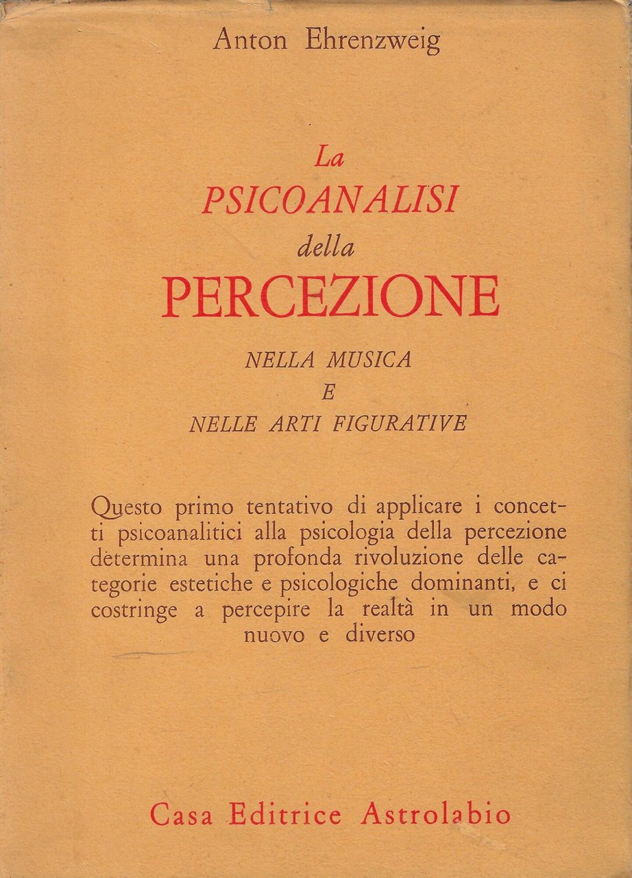 La psicoanalisi della percezione nella musica e nelle arti figurative | Immagine principale