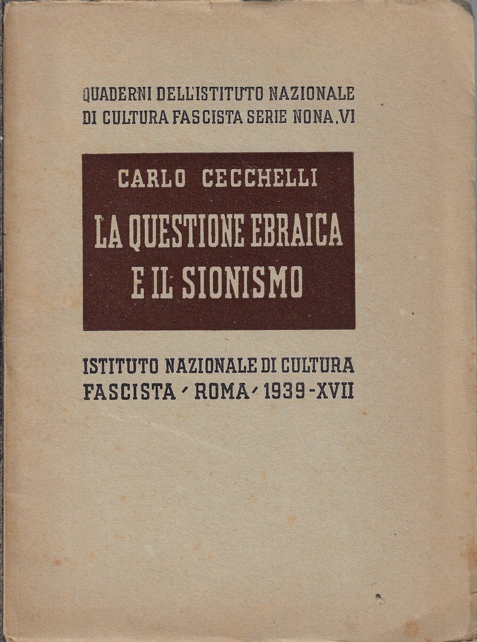 La questione ebraica e il sionismo