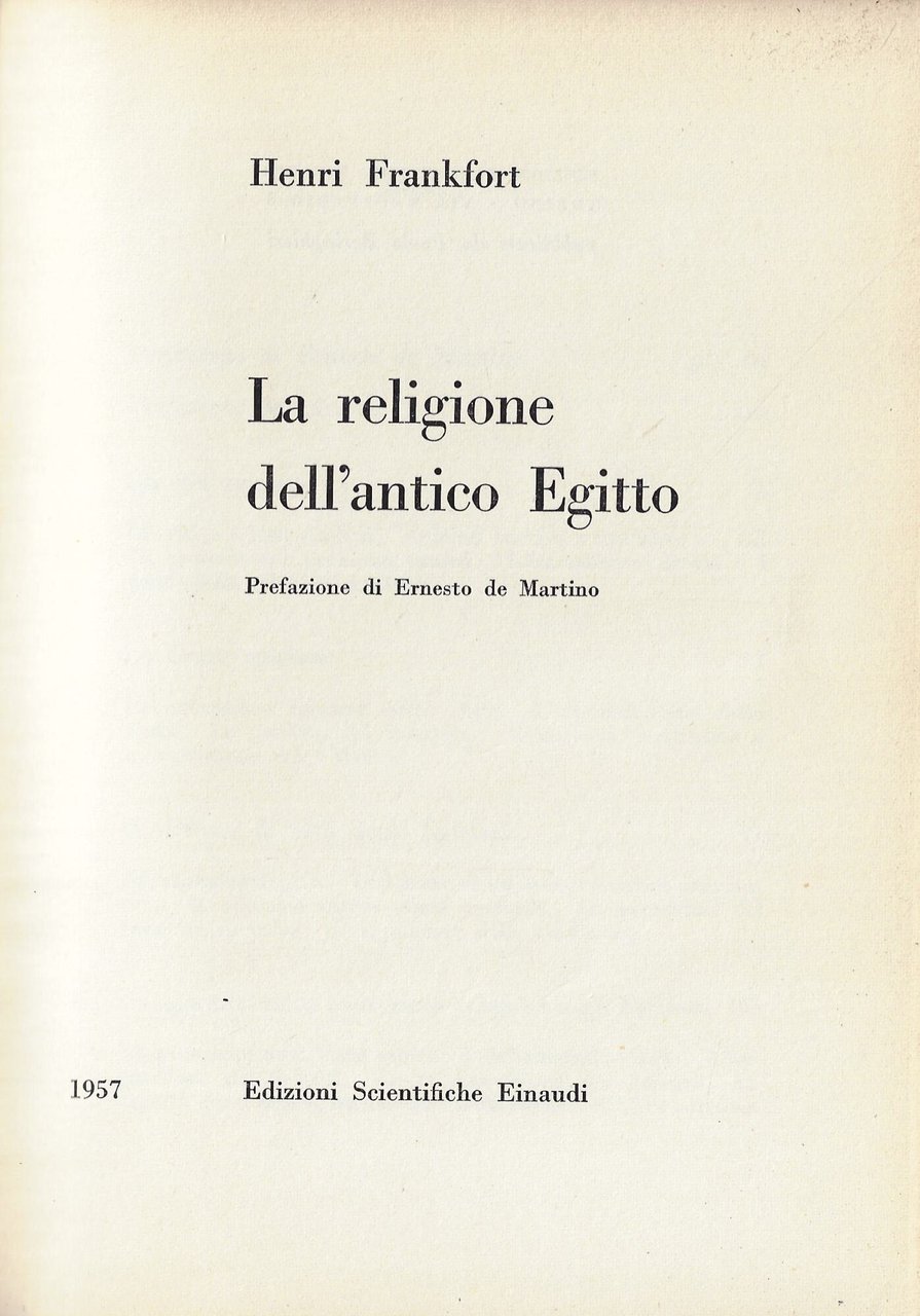 La religione dell'antico Egitto