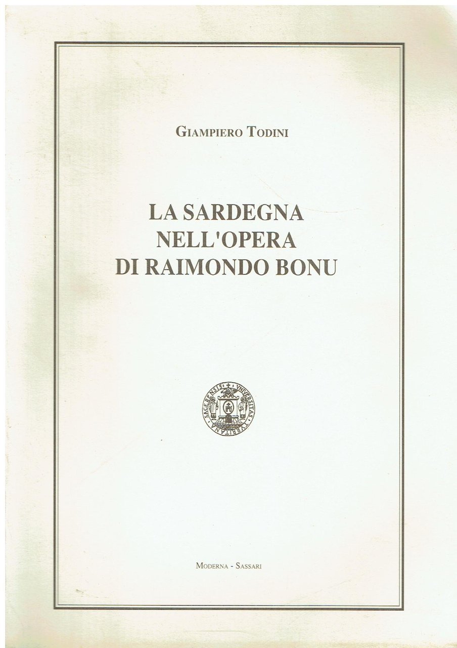 La Sardegna nell'opera di Raimondo Bonu