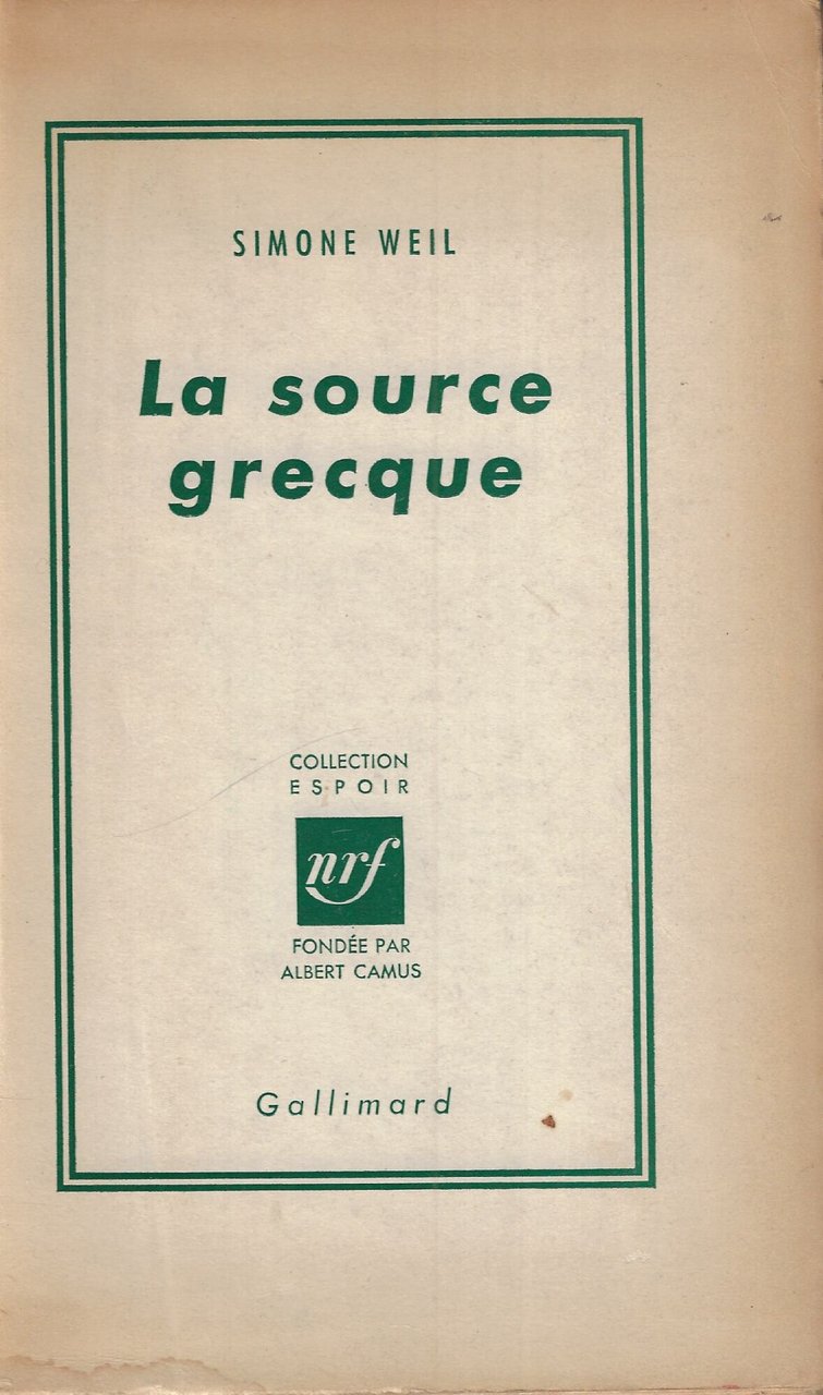 La source grecque