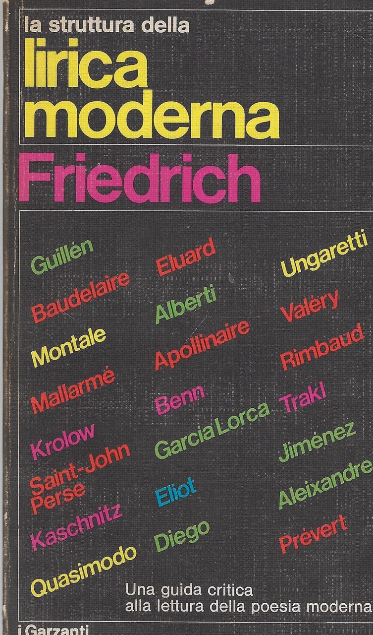 La struttura della lirica moderna. Dalla metà del XIX secolo …