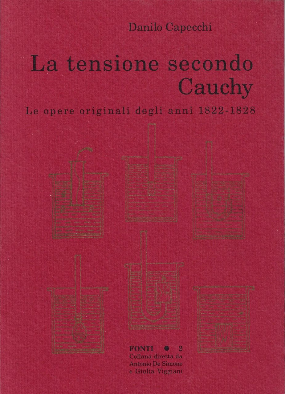 La tensione secondo Cauchy. Le opere originali 1822-1828