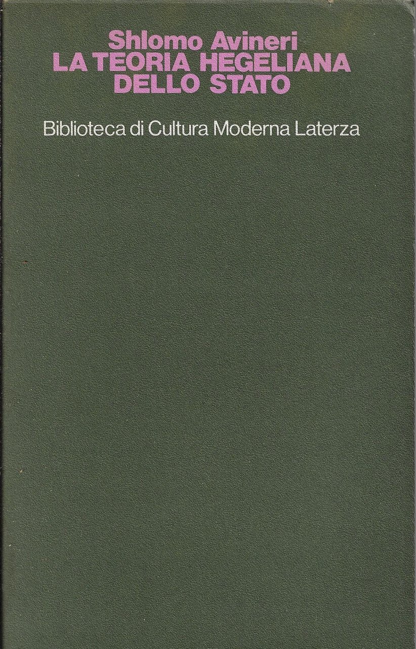 La teoria hegeliana dello Stato