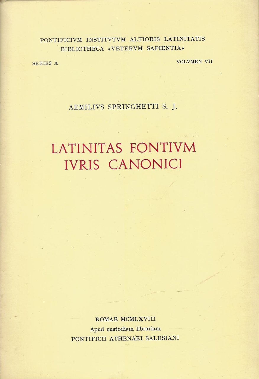 Latinitas fontium iuris canonici
