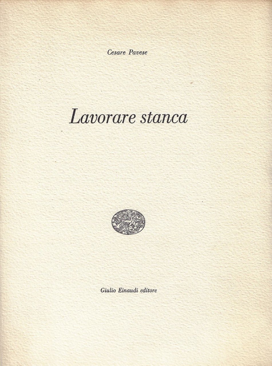 Lavorare stanca