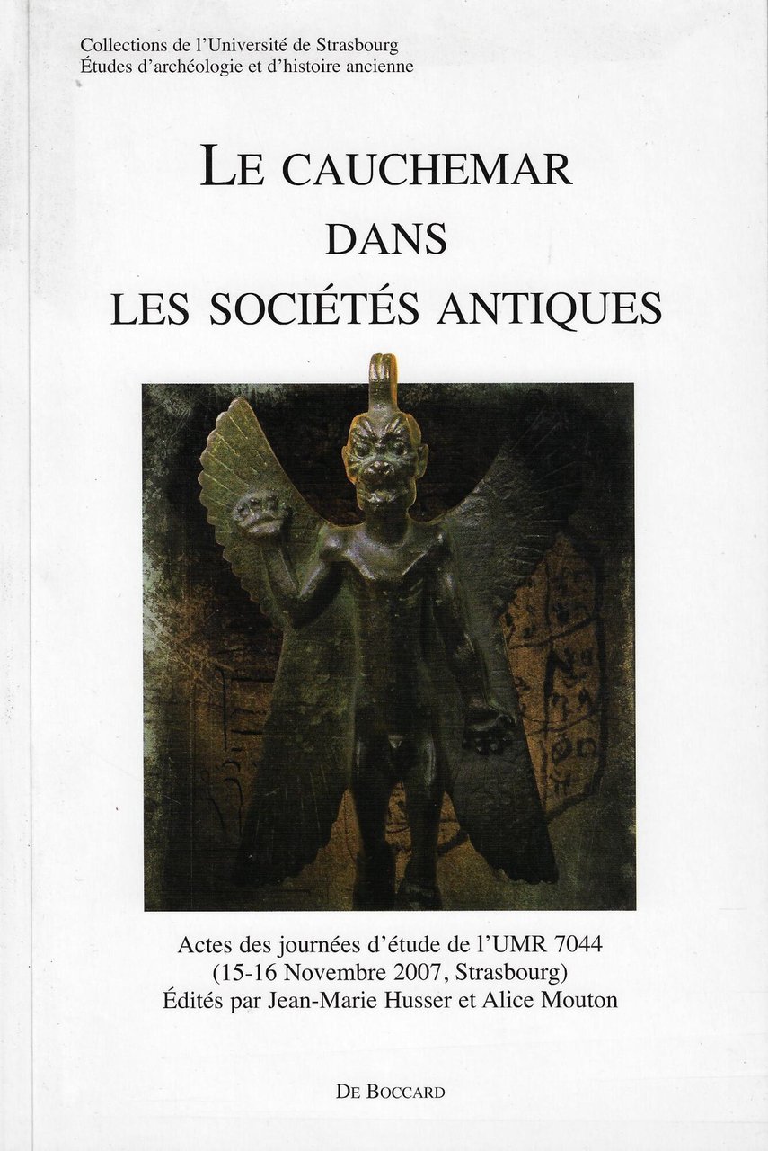 Le cauchemar dans les sociétés antiques: Actes des journées d'étude …