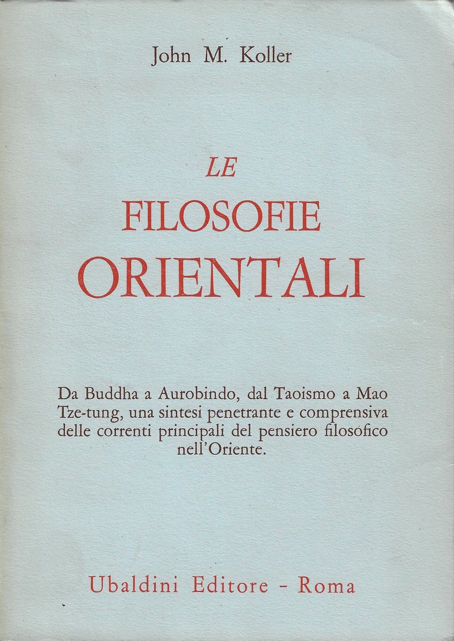 Le filosofie orientali