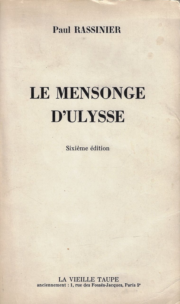 Le mensonge d'Ulysse