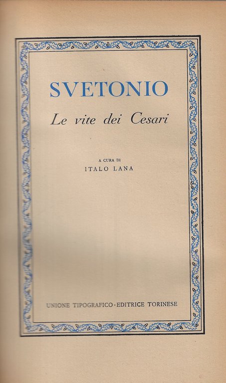 Le vite dei Cesari