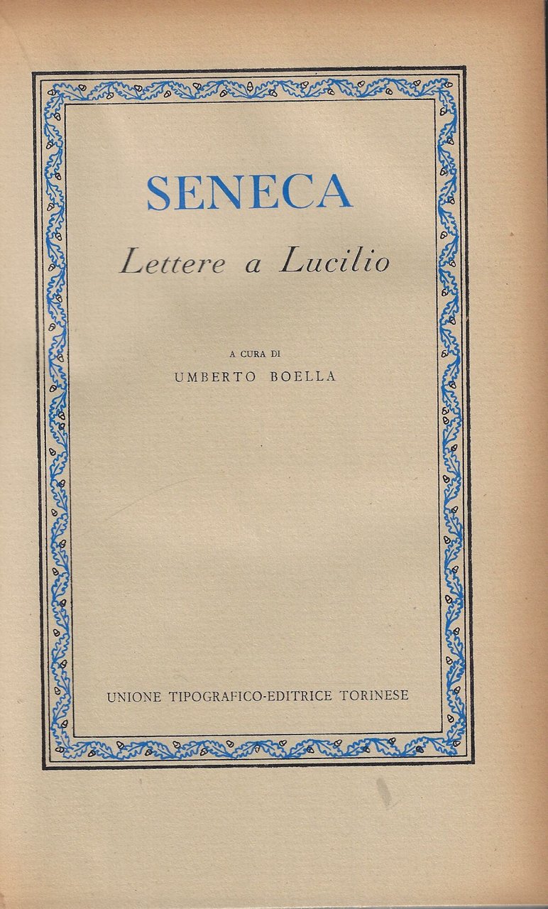 Lettere a Lucilio