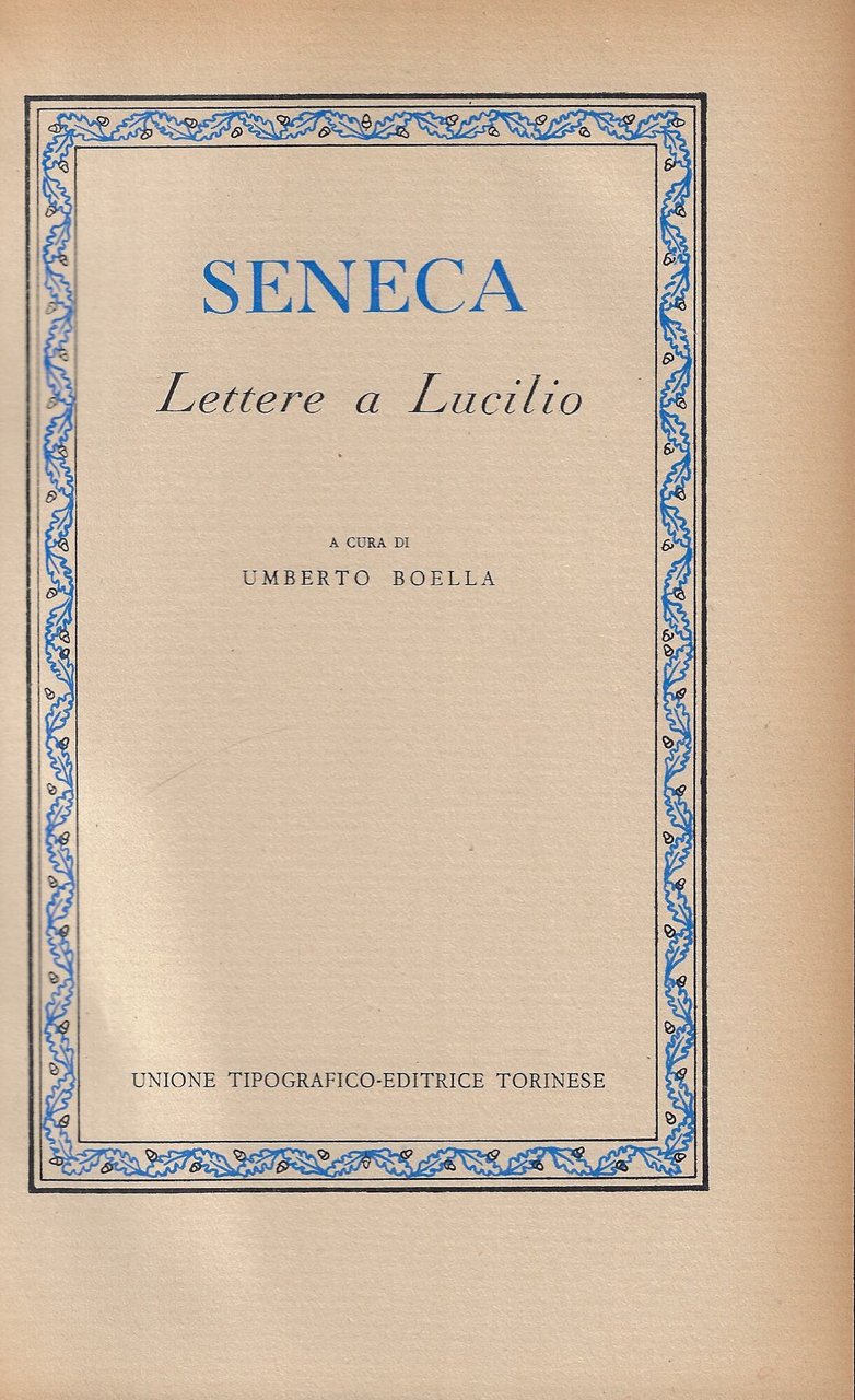 Lettere a Lucilio