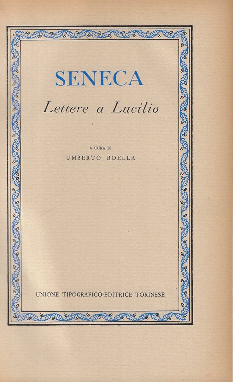 Lettere a Lucilio