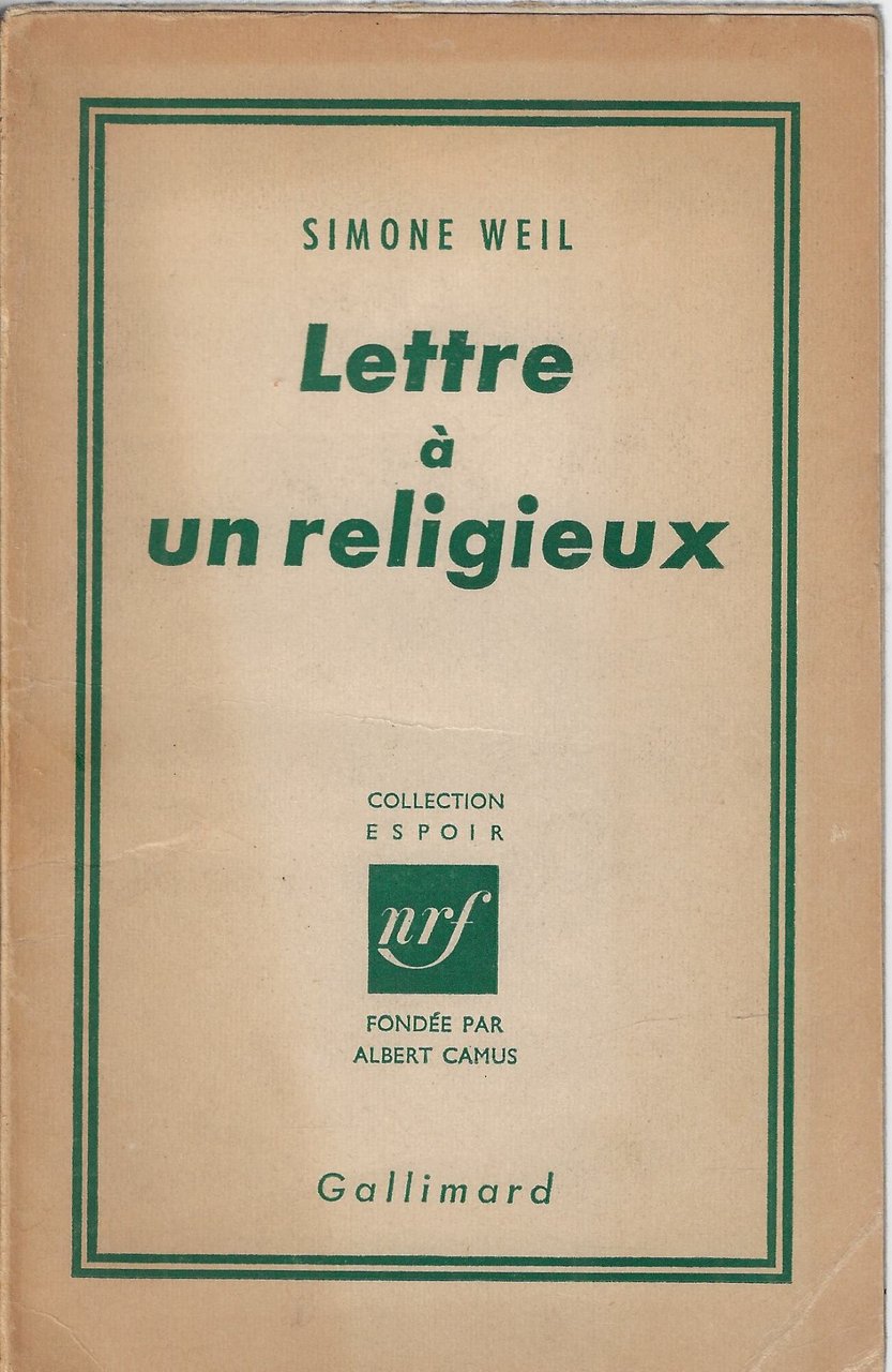 Lettre à un religieux | Immagine principale