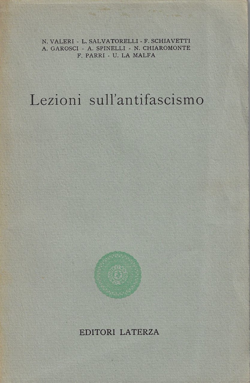 Lezioni sull'antifascismo