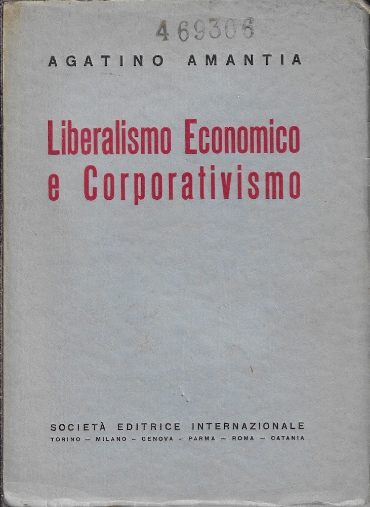 Liberalismo economico e corporativismo