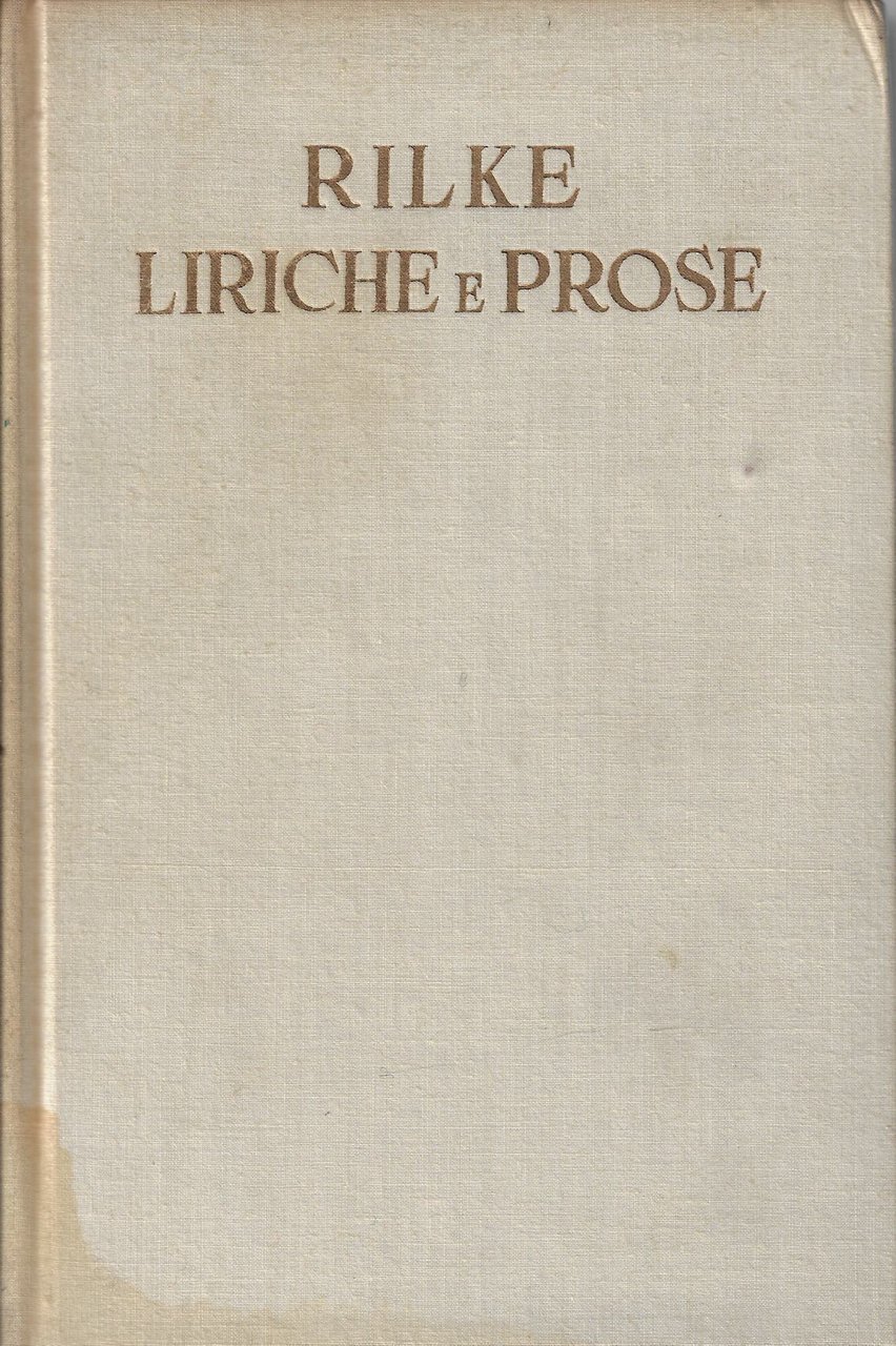 Liriche e prose