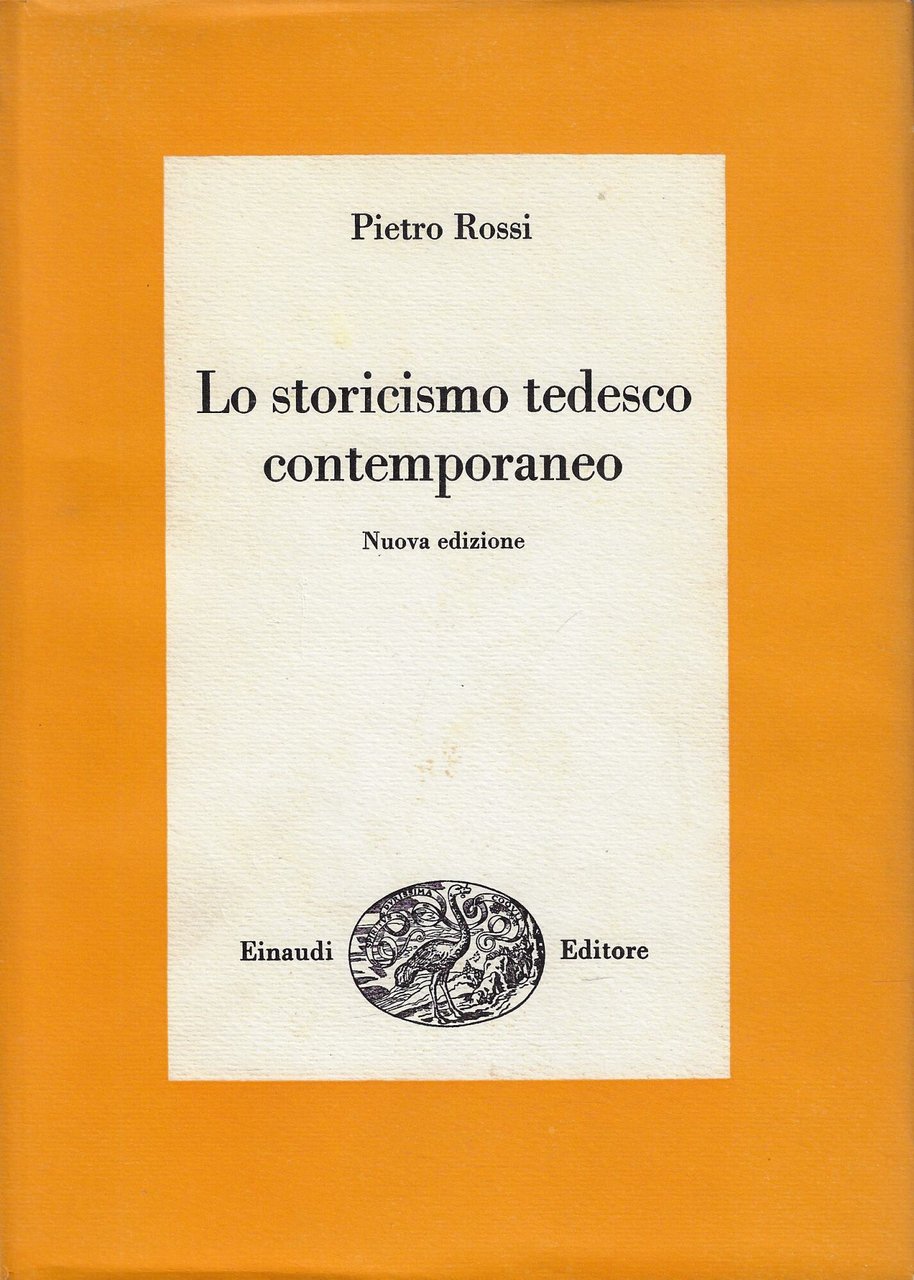 Lo storicismo tedesco contemporaneo