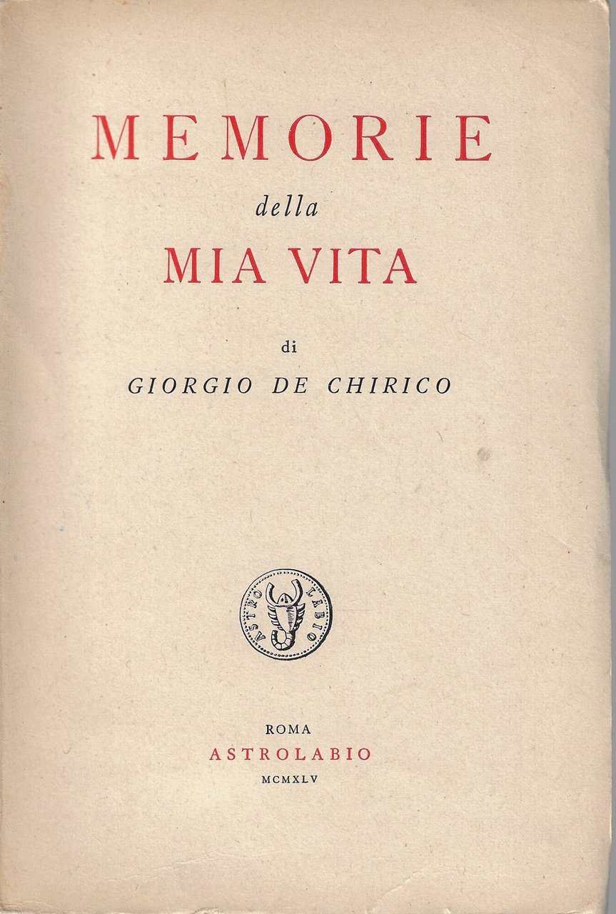 Memorie della mia vita | Immagine principale