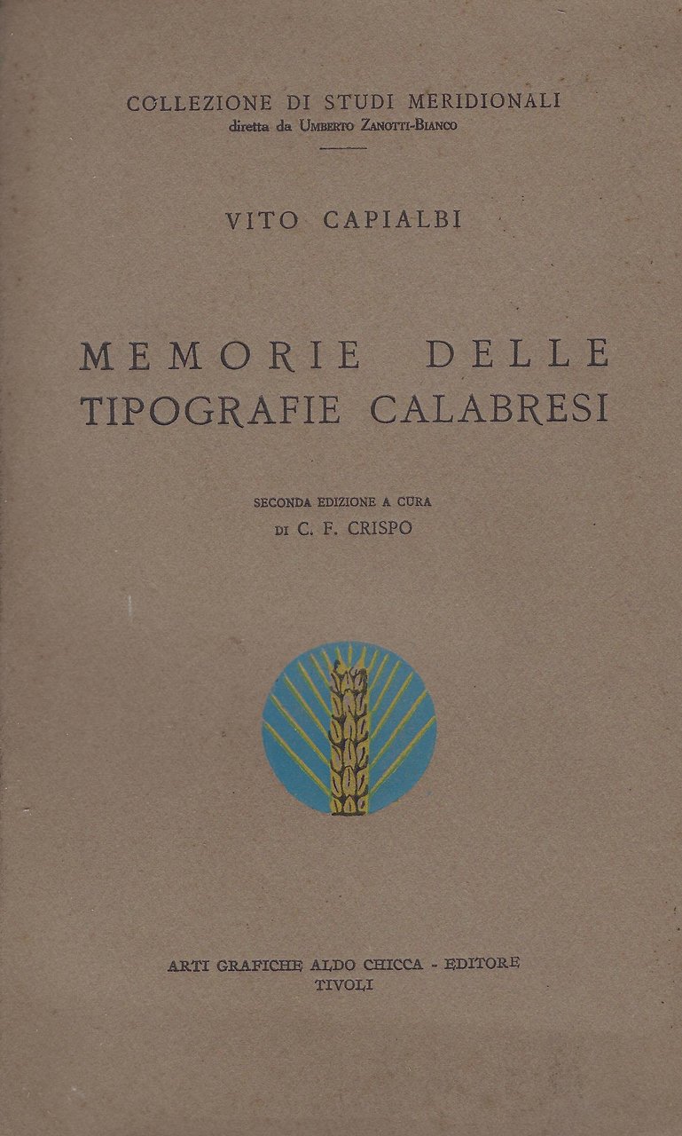 Memorie delle tipografie calabresi
