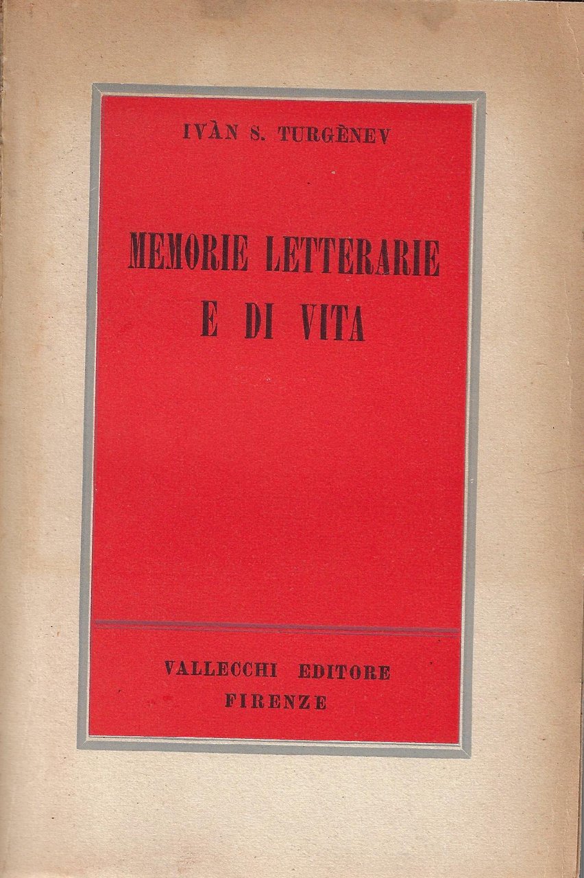 Memorie letterarie e di vita