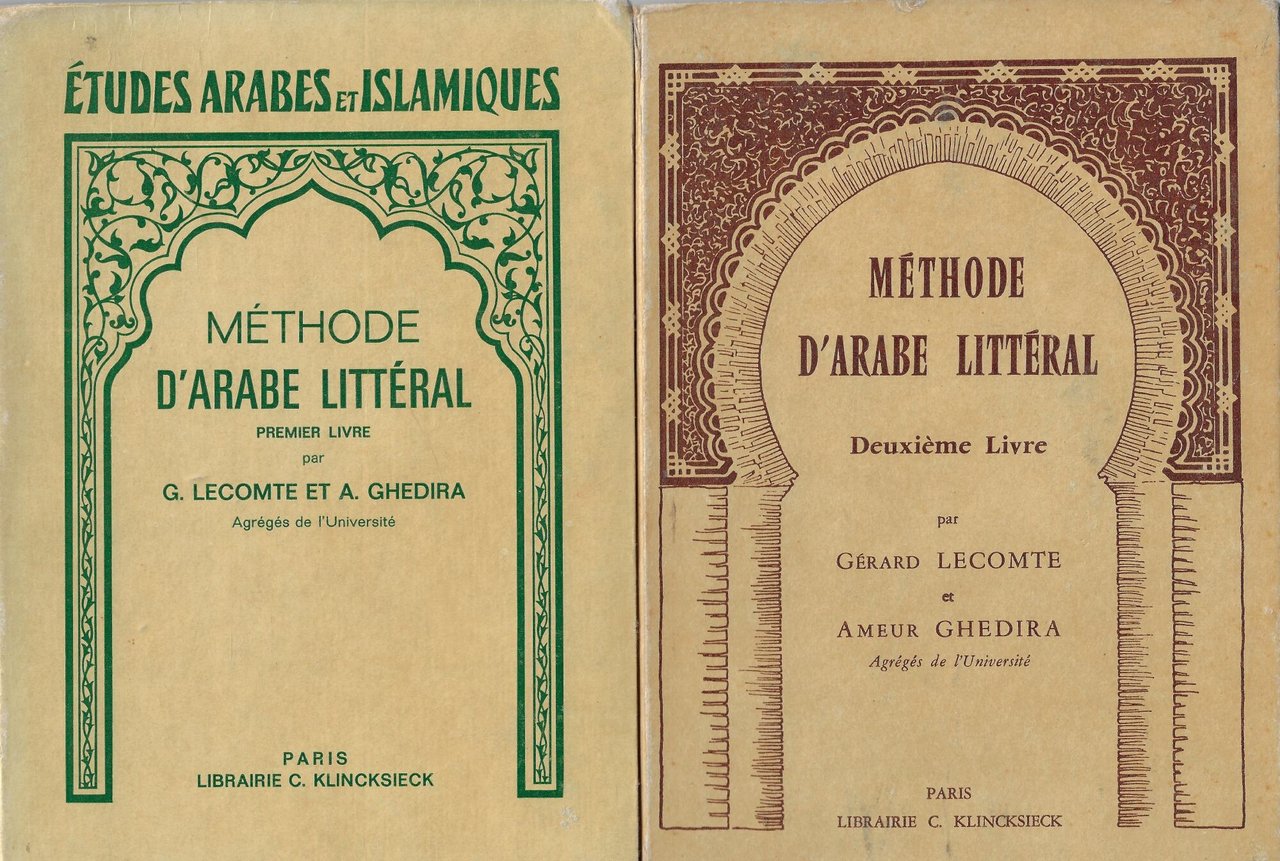 Méthode d'arabe litteral: deux volumes