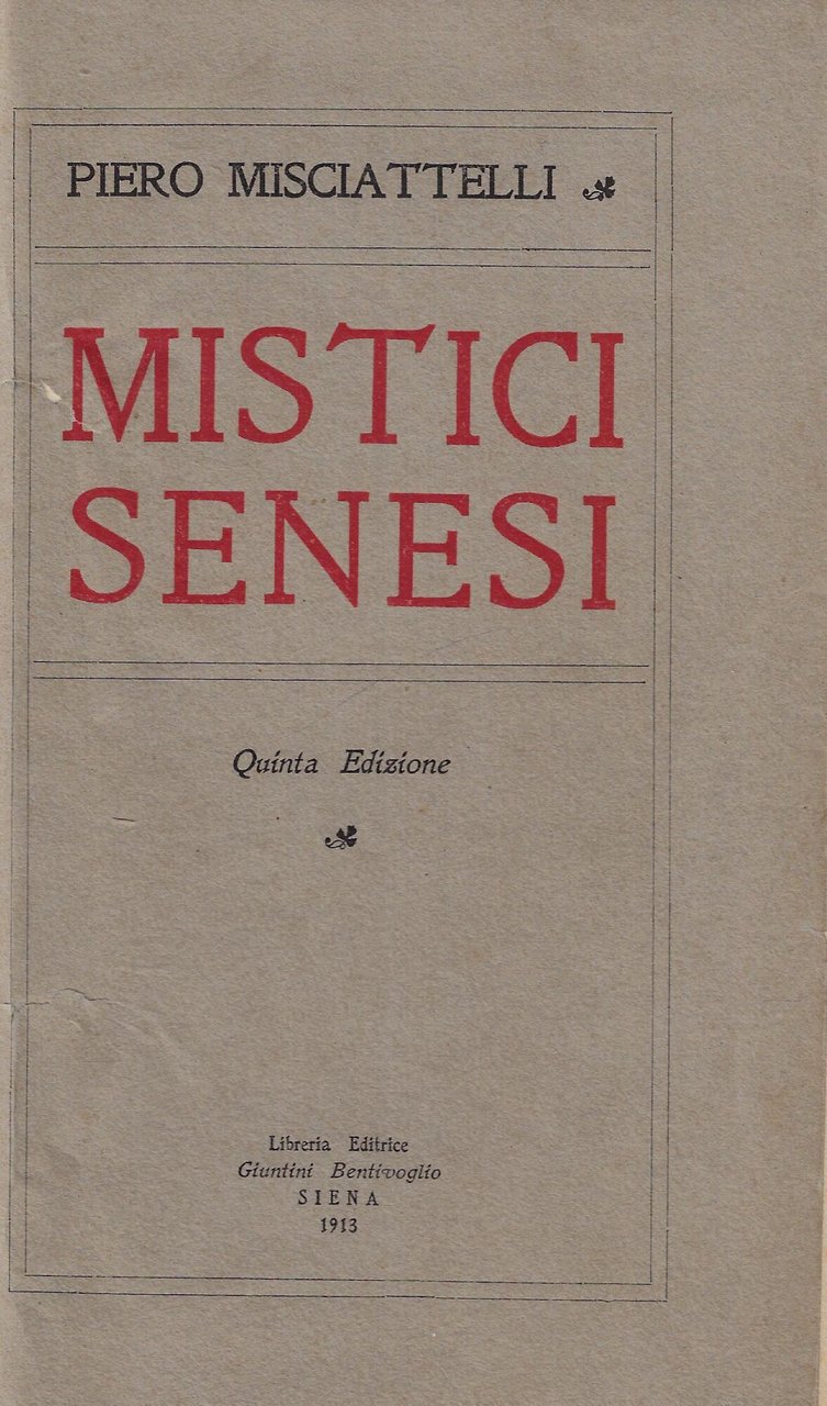 Mistici senesi