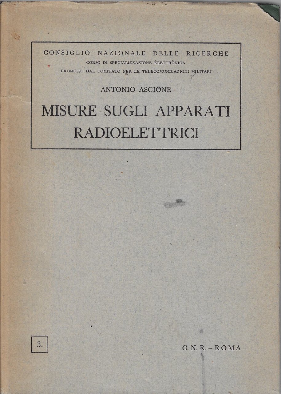 Misure sugli apparati radioelettrici