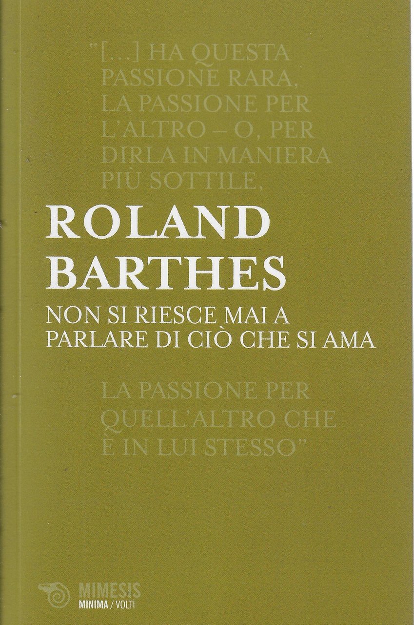 Non si riesce mai a parlare di ciò che si …