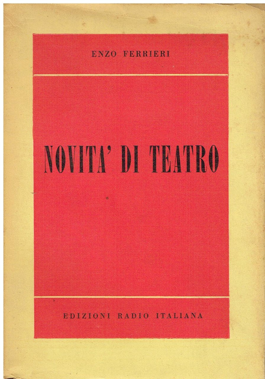 Novità di teatro