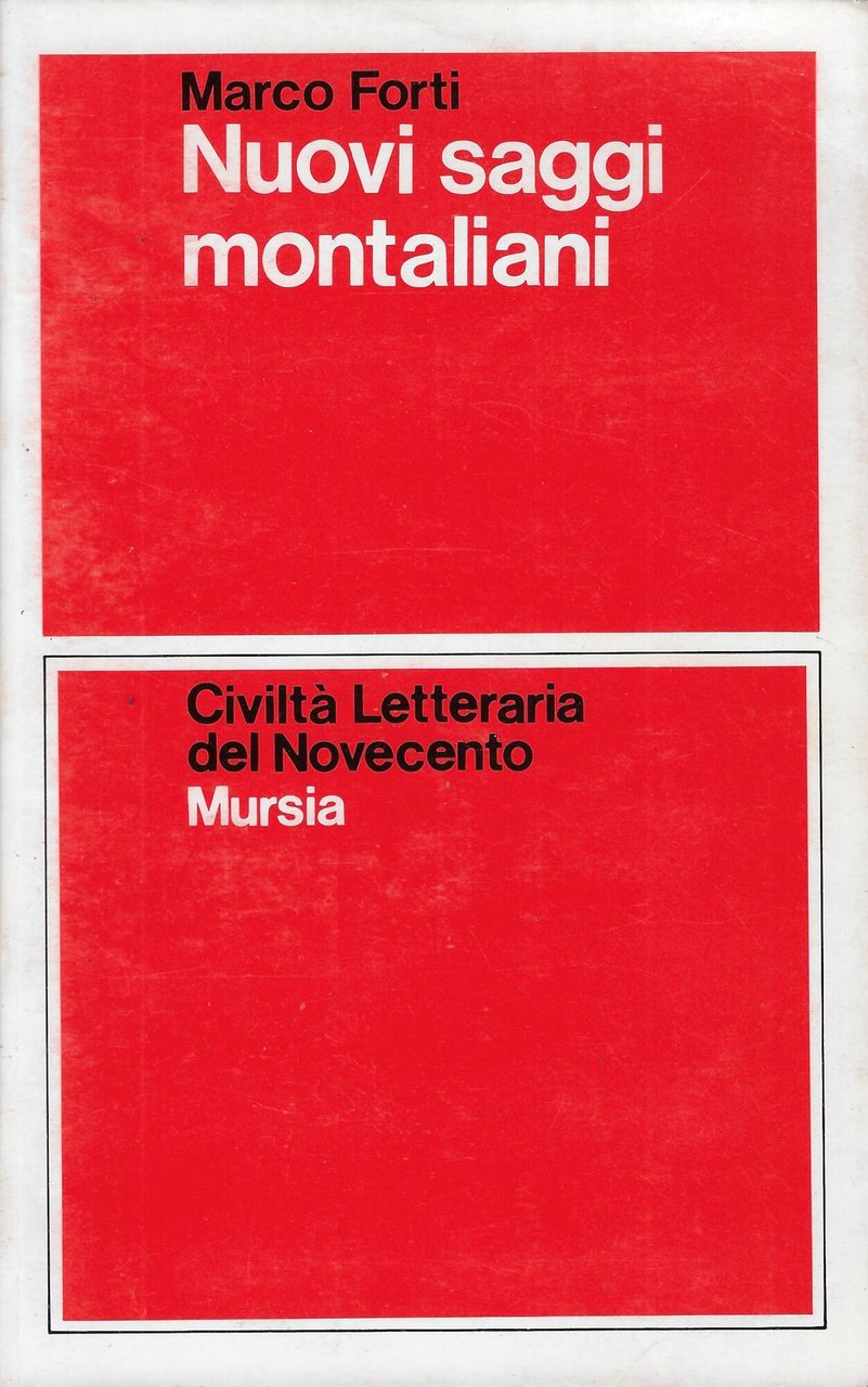 Nuovi saggi montaliani | Immagine principale