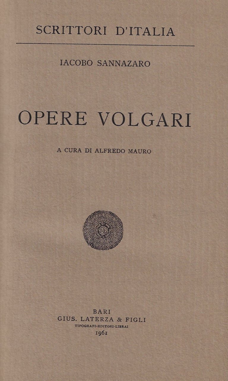 Opere volgari