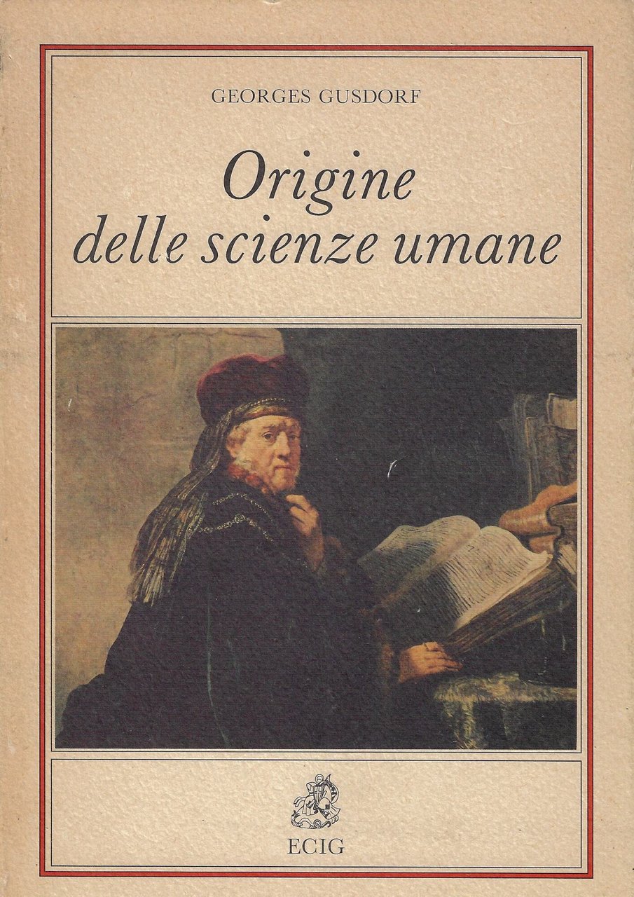 Origine delle scienze umane