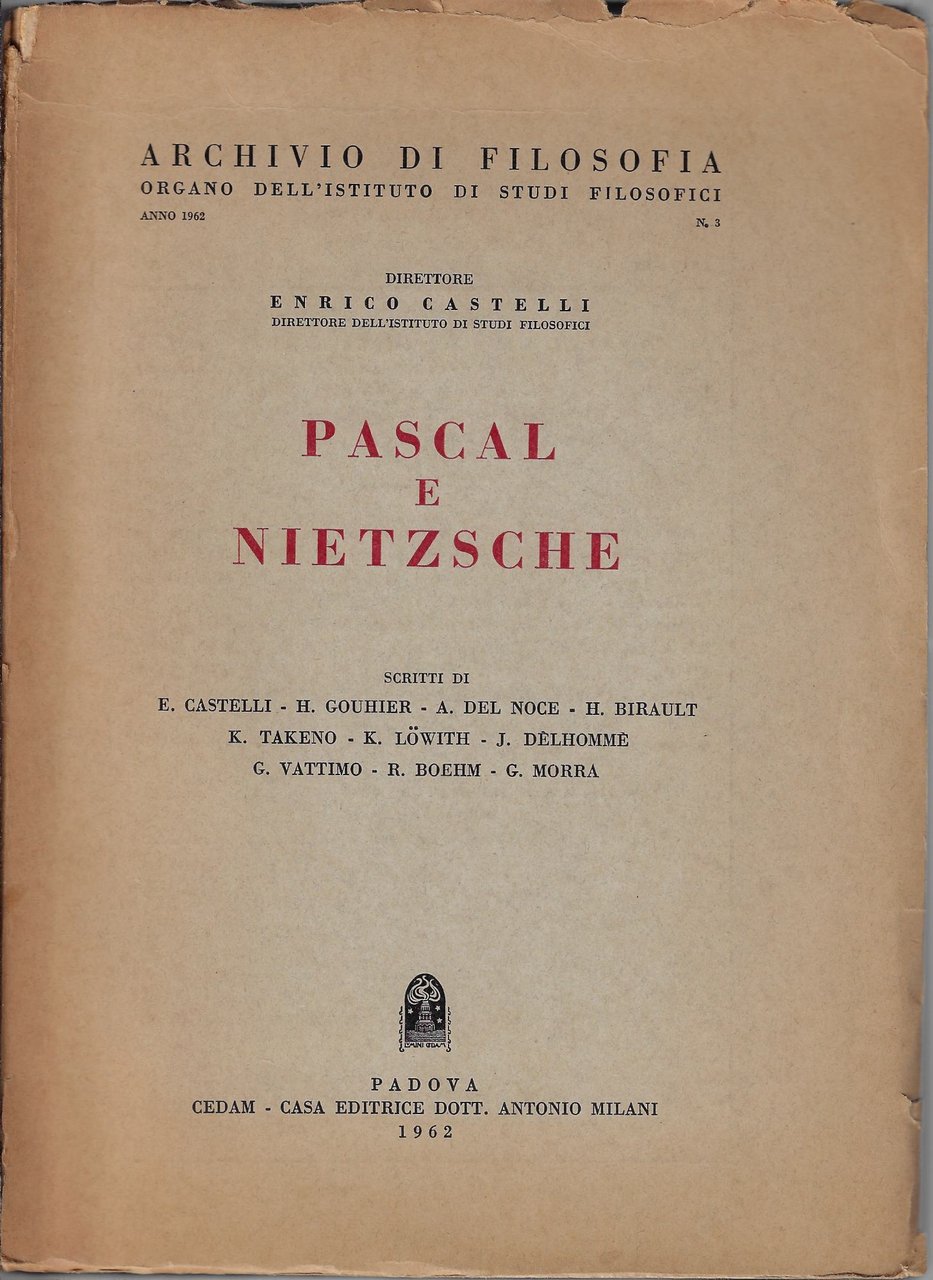 Pascal e Nietzsche