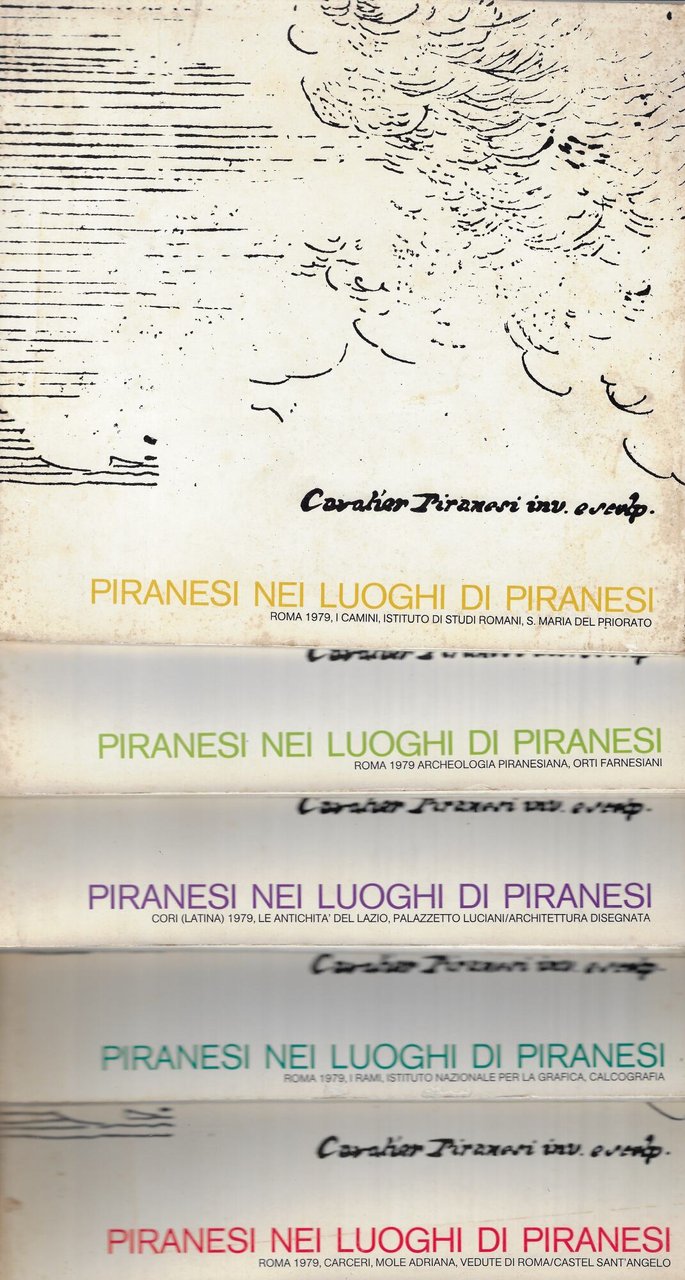 Piranesi nei luoghi di Piranesi (5 volumi) | Immagine principale