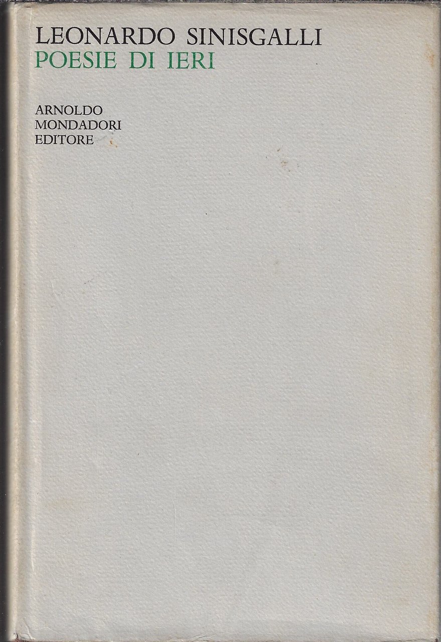 Poesie di ieri : 1931-1956 | Immagine principale