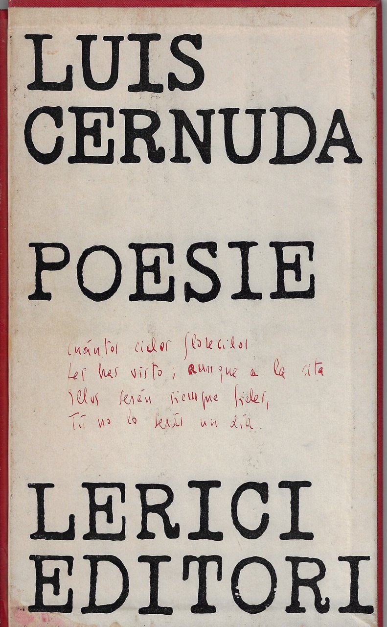 Poesie di Luis Cernuda