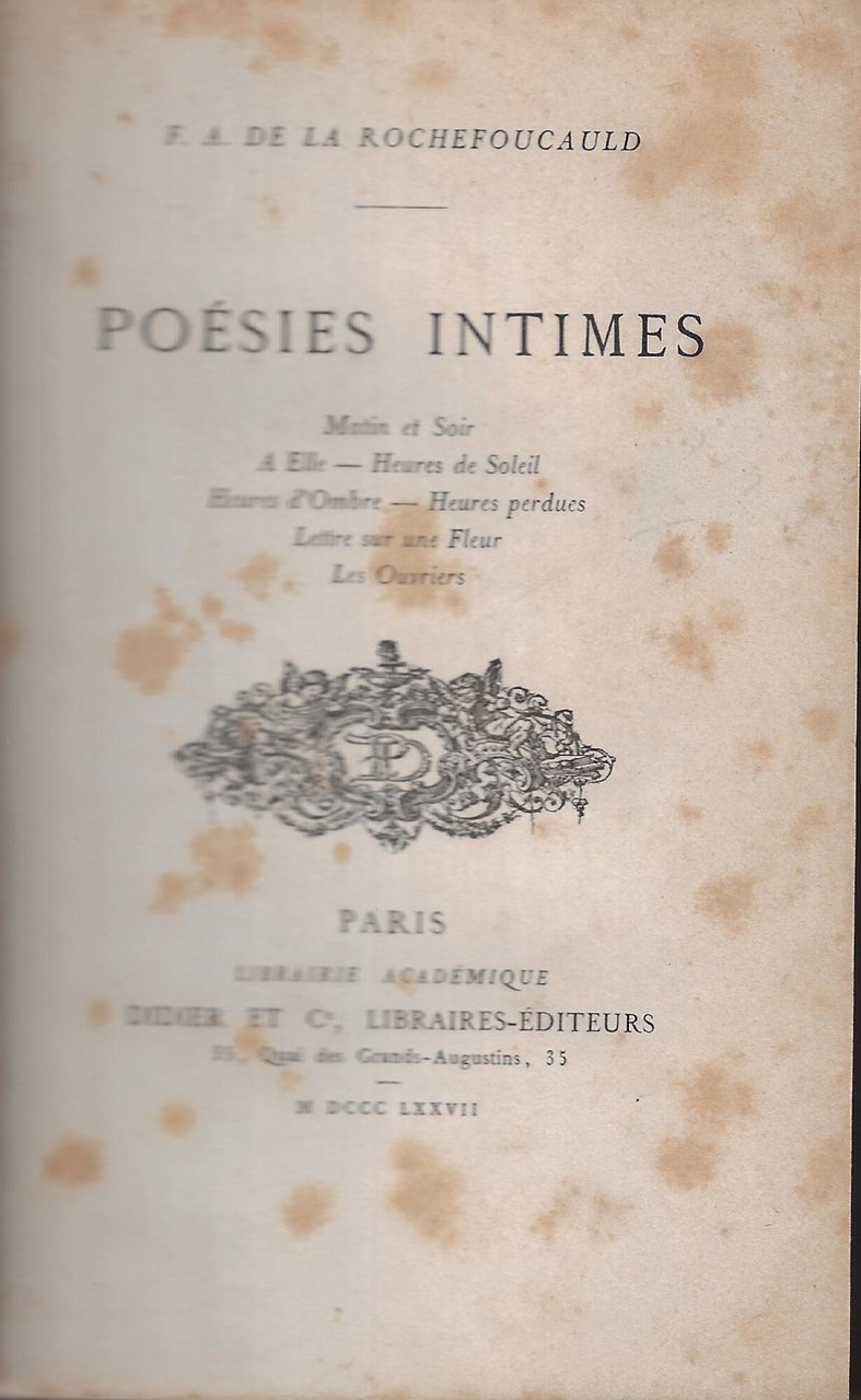 Poęsies intimes
