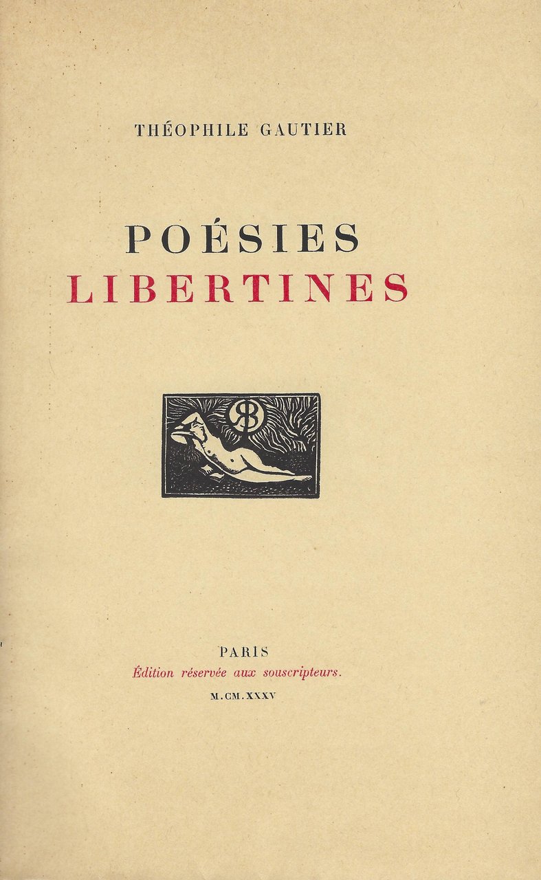 Poésies libertines