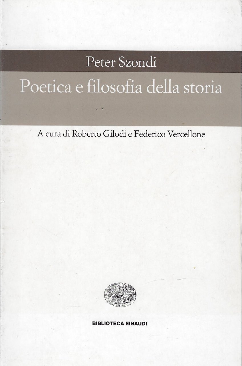 Poetica e filosofia della storia