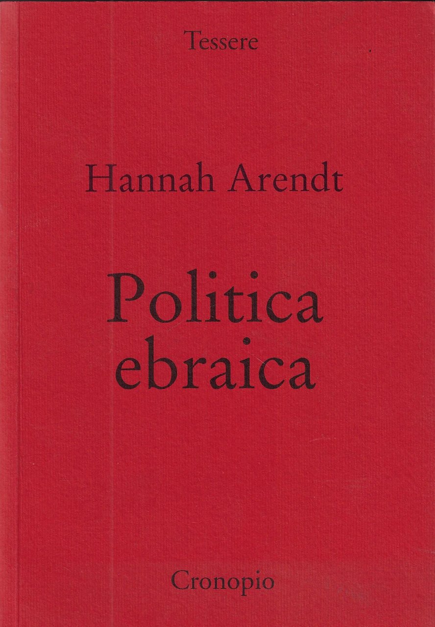 Politica ebraica