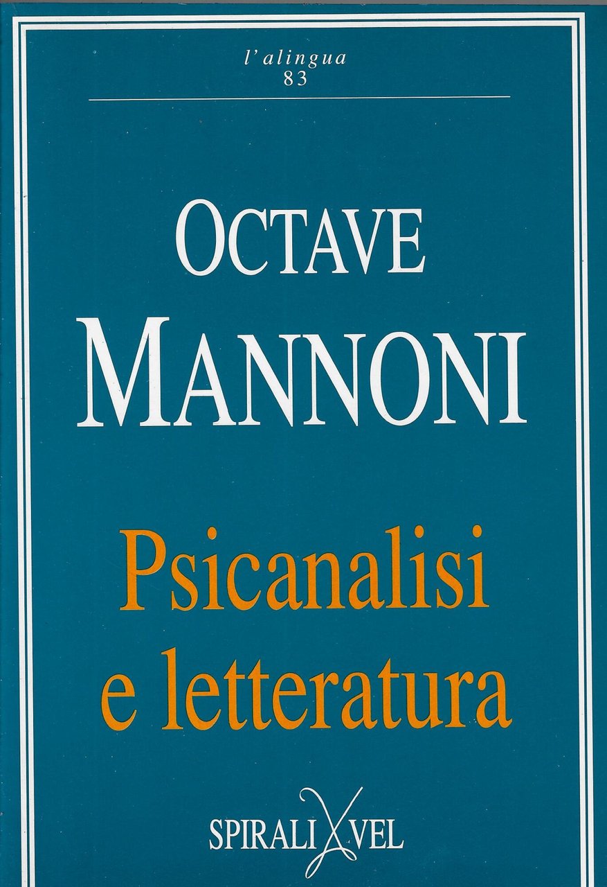 Psicanalisi e letteratura