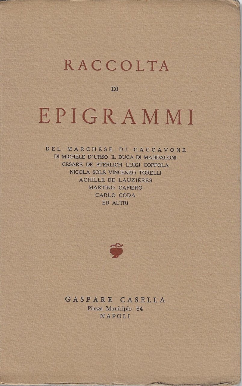 Raccolta di epigrammi