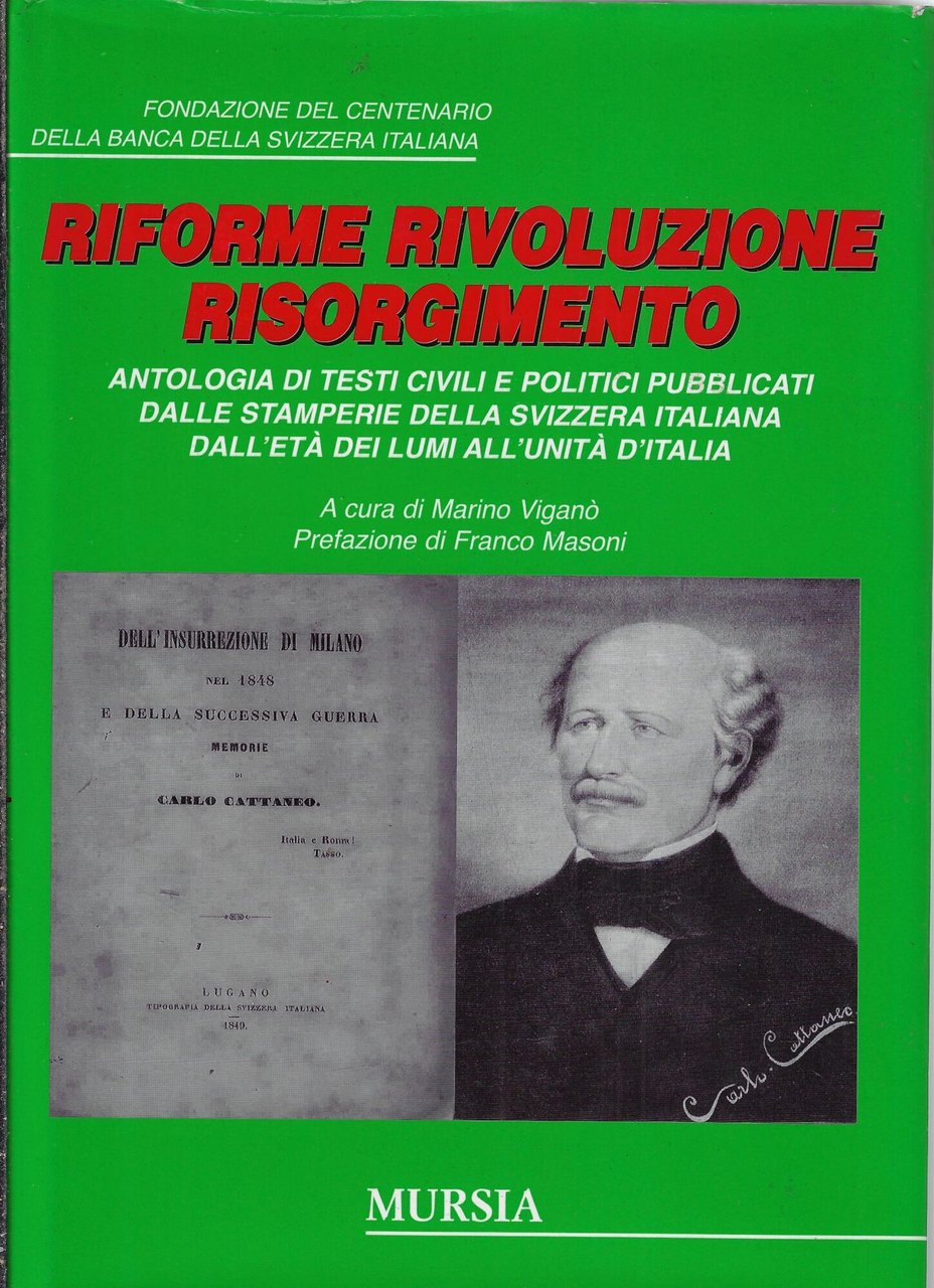 Riforme, rivoluzione, Risorgimento : antologia di testi civili e politici …
